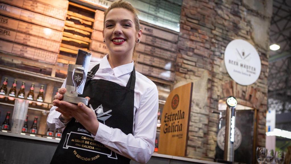 Paula Isabel Balleste, del restaurante Miramar de Sada ganó el concurso