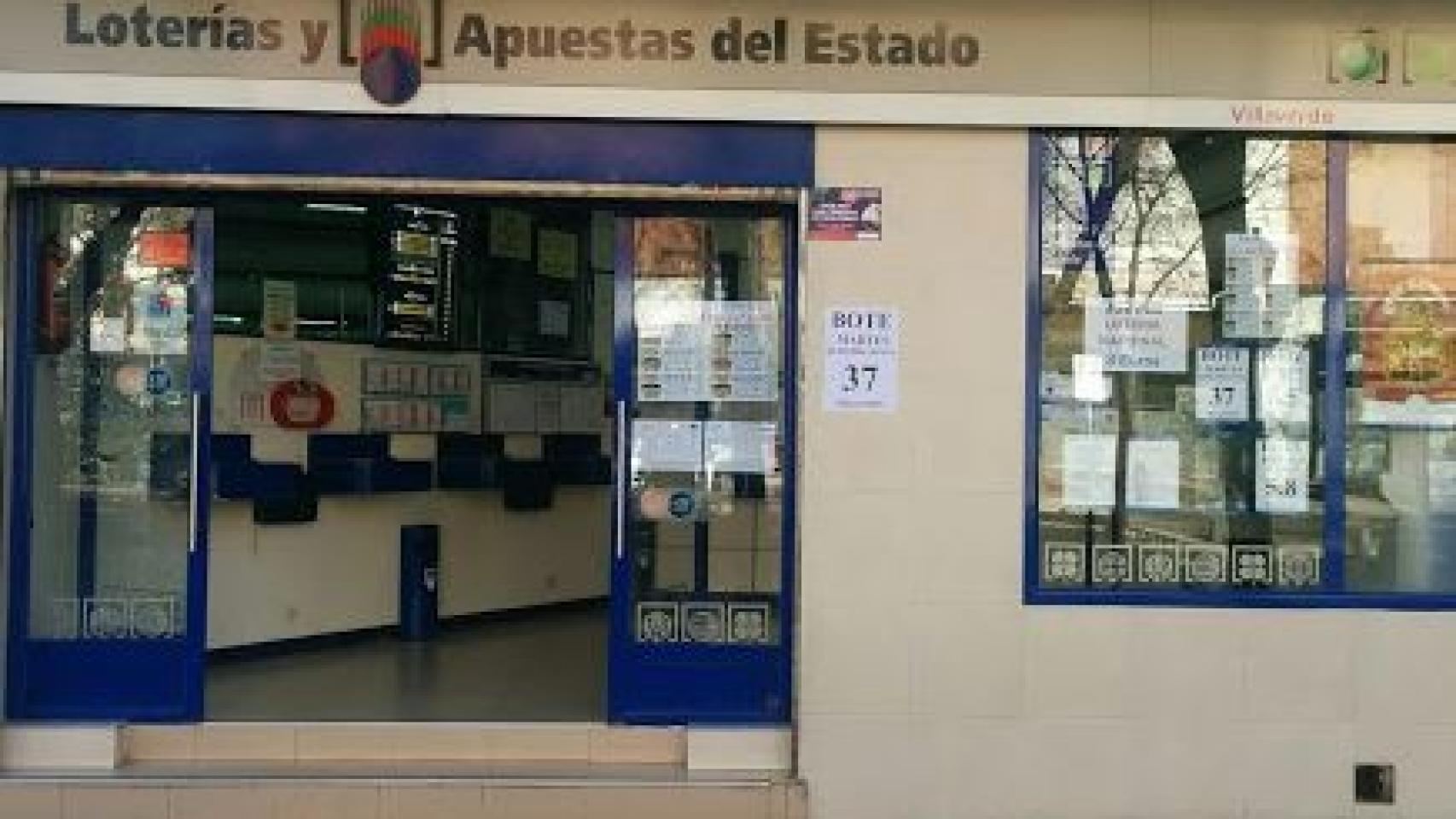 Administración donde se ha sellado el boleto ganador