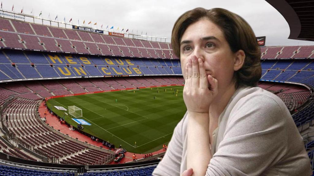 Ada Colau y el Camp Nou