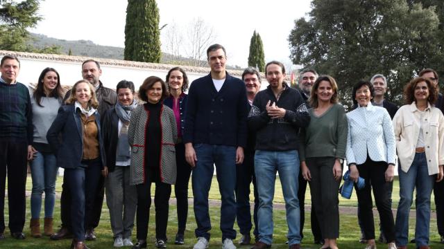 Reunión del Gobierno en Quintos de Mora.