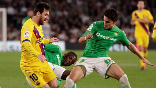 Messi, contra el Betis