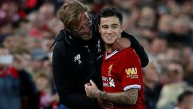 Klopp y Coutinho, en el Liverpool