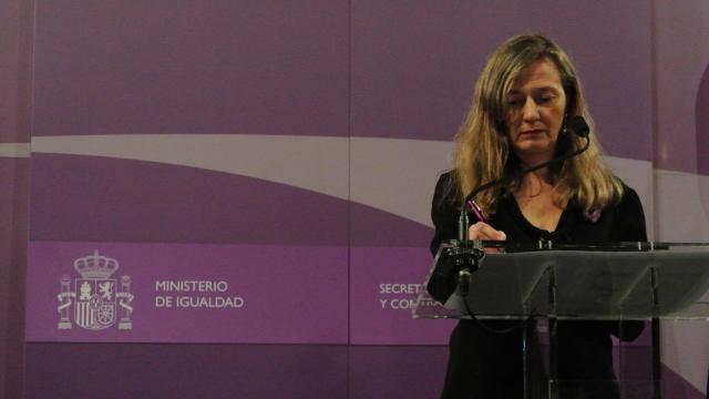 Victoria Rosell, delegada del Gobierno contra la Violencia de Género.