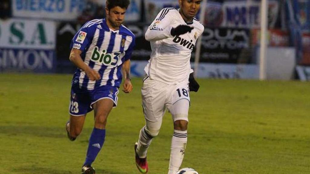 Casemiro, en un partido del Castilla