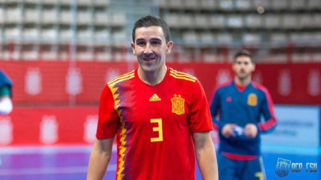 José Ruiz con la selección. Foto: ACP (FS Valdepeñas)