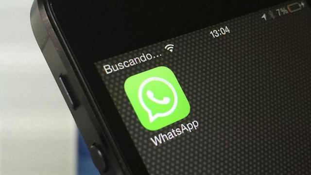 La aplicación de WhatsApp en un dispositivo móvil.