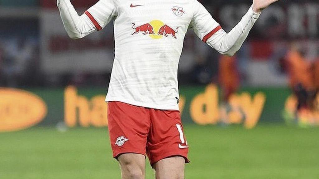 Timo Werner, durante un partido