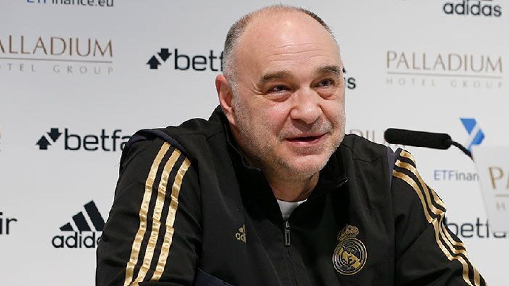 Pablo Laso, en rueda de prensa