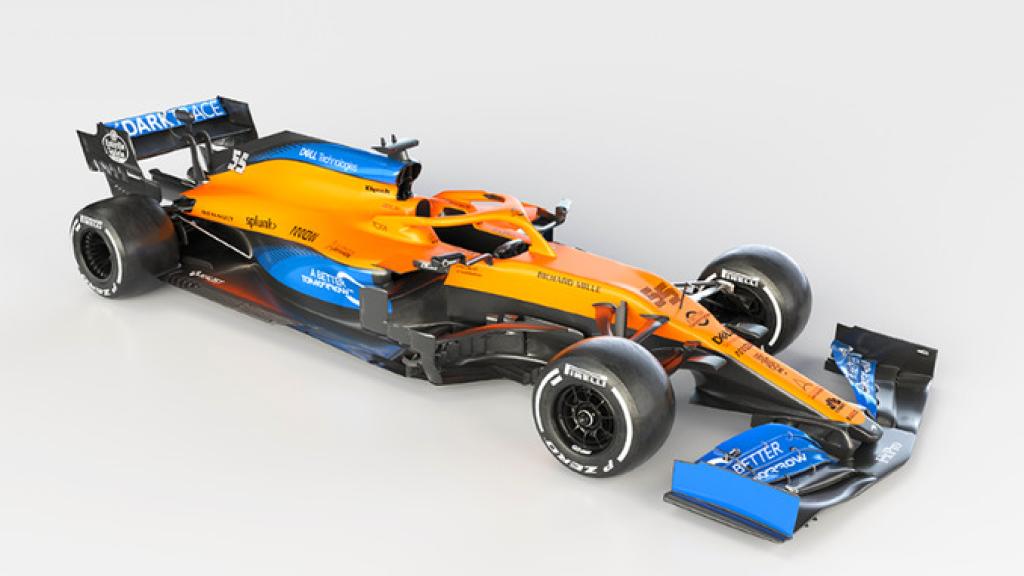 El nuevo McLaren MCL35 que pilotará Carlos Sainz en el Mundial de Fórmula 1 2020