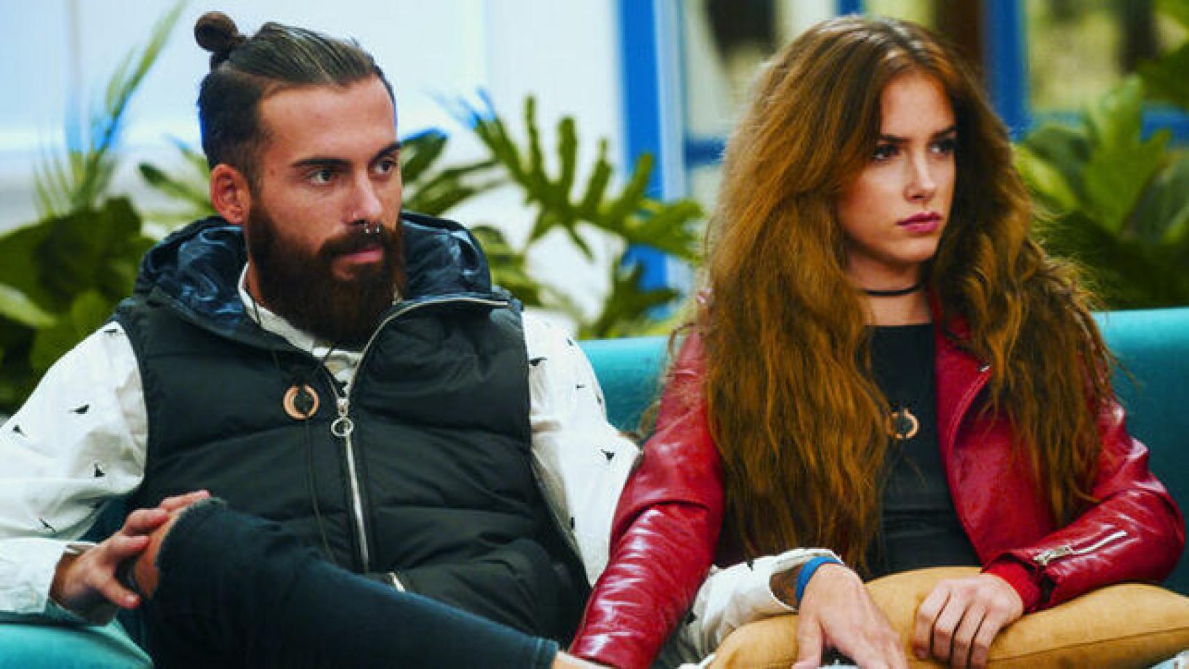 José María y Carlota, durante su estancia en la casa de 'Gran Hermano'.