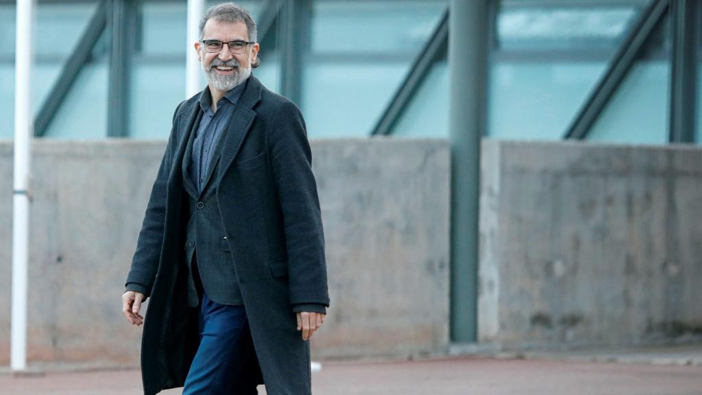 Jordi Cuixart sale de la prisión de Lledoners para disfrutar de un permiso de 72 horas.