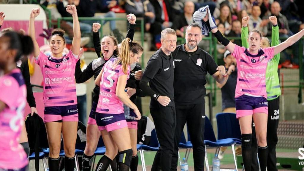 El equipo de balonmano femenino del Nantes