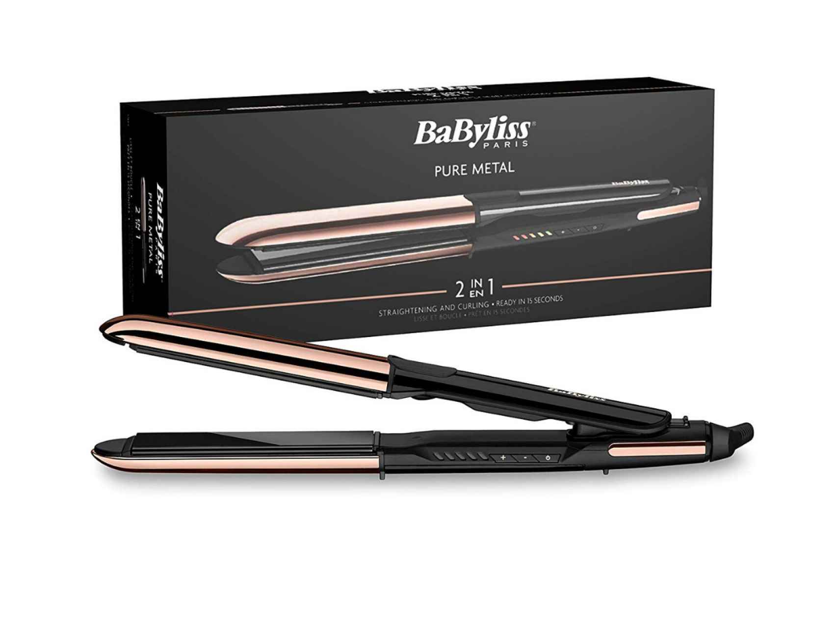 Oferta del dia de Amazon Plancha de pelo BaByliss ST481E Pure Metal