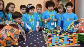 Participantes en la First Lego League.