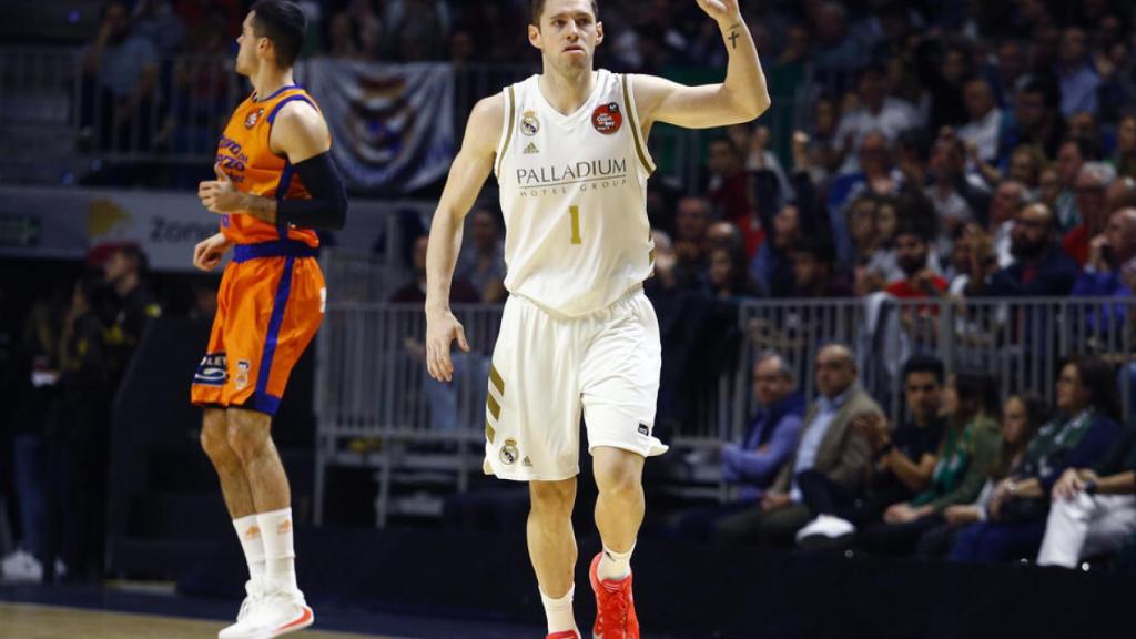 Causeur, durante el partido de Copa del Rey entre Real Madrid y Valencia Basket