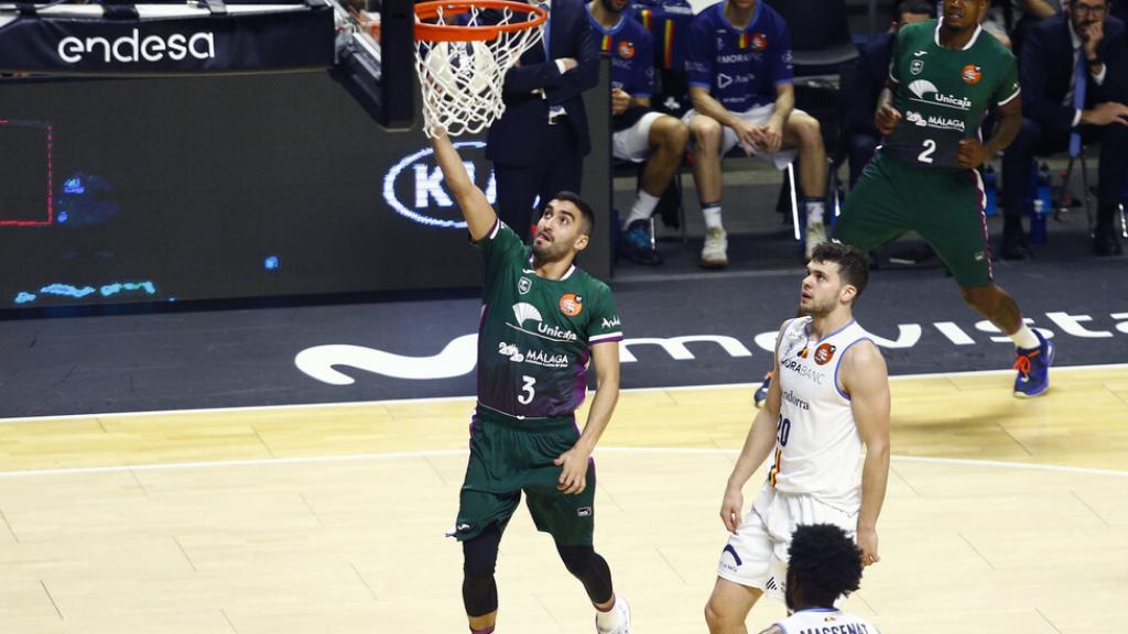 Jaime Fernández, durante el partido de Copa del Rey entre el Unicaja y Morabanc Andorra