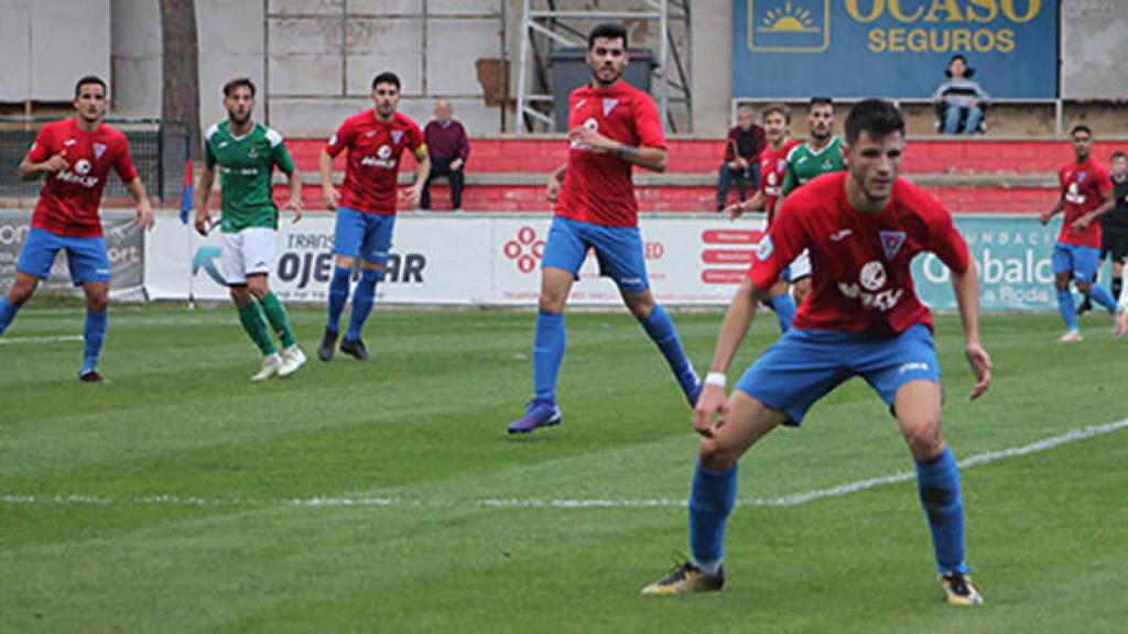 Un partido de La Roda durante esta temporada (Antonio Dorado)