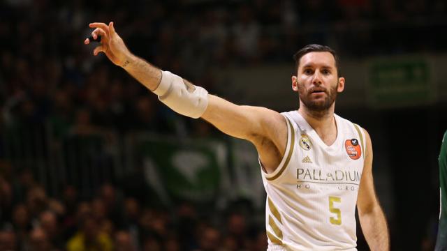 Rudy Fernández, durante la final de la Copa del Rey entre Real Madrid y Unicaja