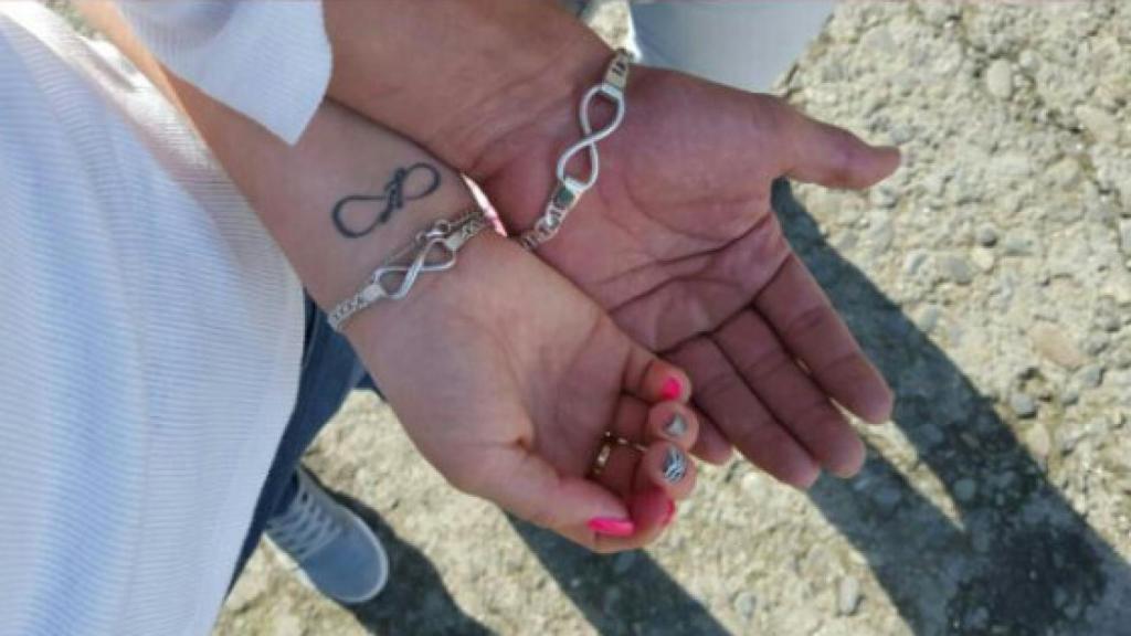 Daniela se había hecho un tatuaje en honor a Geovanny con el símbolo de un infinito.