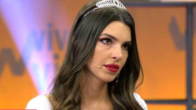 Andrea, en un momento de la entrevista en 'Viva la vida' (Telecinco)