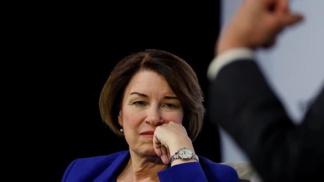 La senadora Amy Klobuchar.