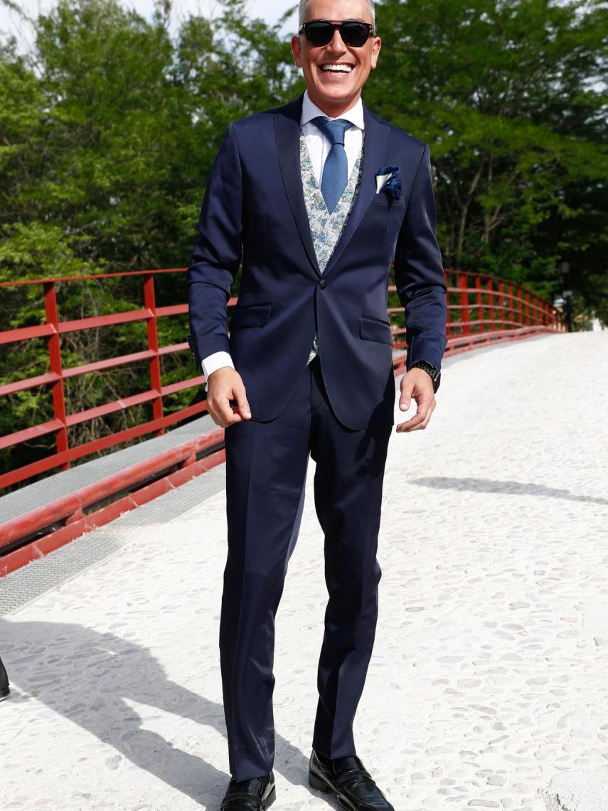 Kiko Hernández en la boda de Belén Esteban.