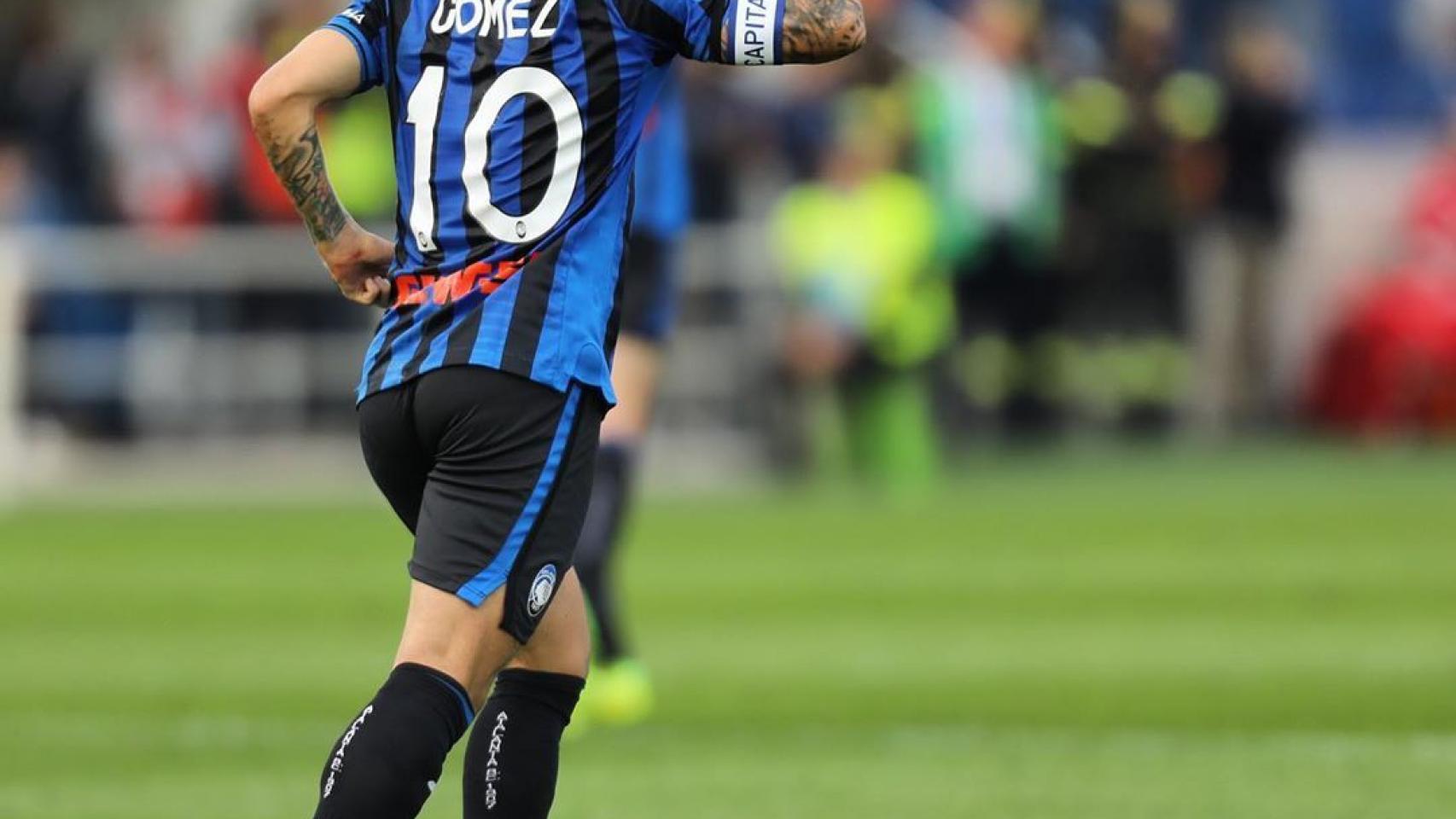 Alejandro 'Papu' Gómez, celebrando un gol