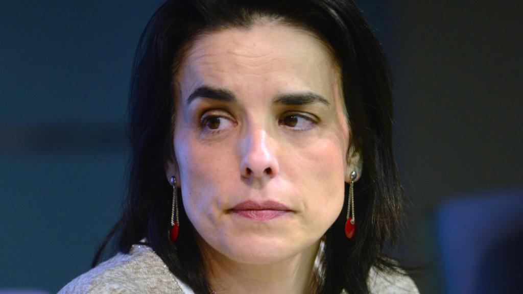 Marta Buesa atiende a EL ESPAÑOL en el vigésimo aniversario del asesinato de su padre.