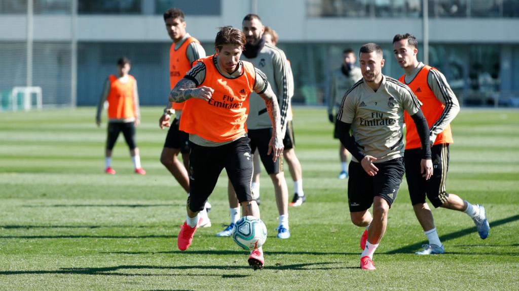 Entrenamiendo del Real Madrid