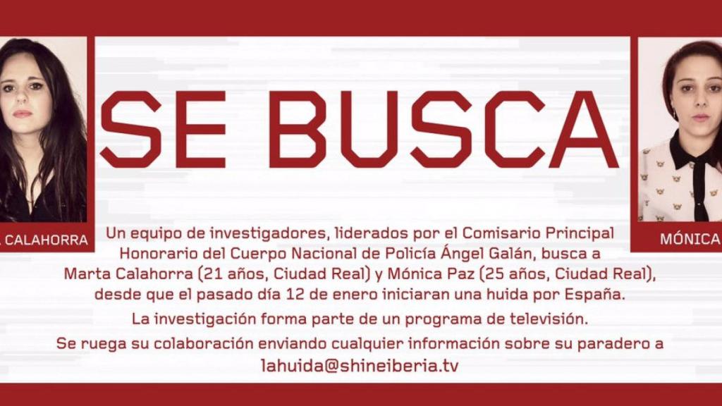 'La huida' busca a dos de sus fugitivas por toda España