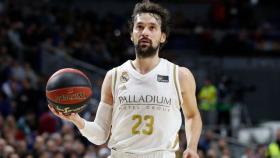 Sergio Llull, en un partido del Real Madrid de baloncesto