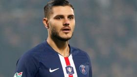 Mauro Icardi, en un partido del PSG