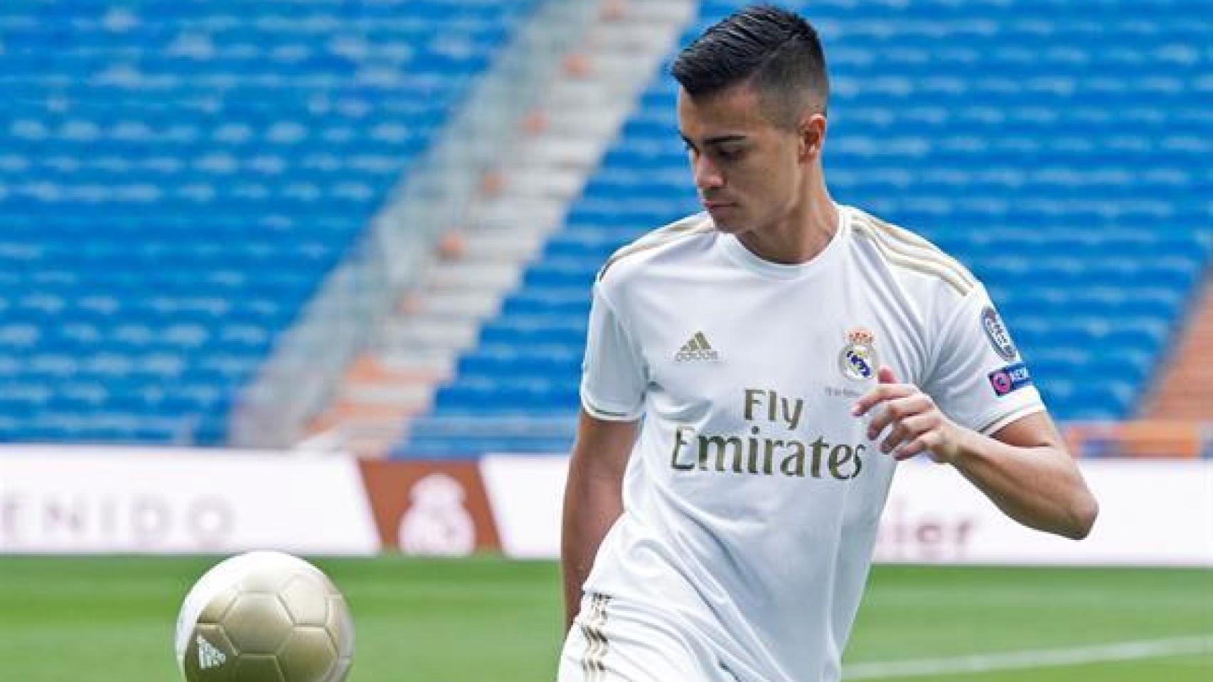 Reinier, durante su presentación como futbolista del Real Madrid