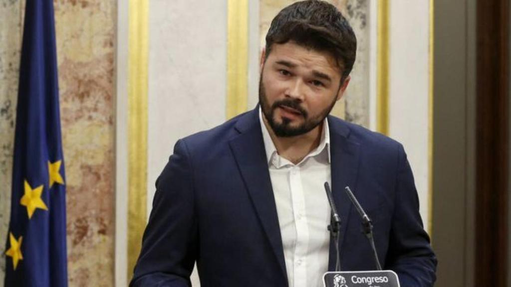 El portavoz y diputado de ERC en el Congreso, Gabriel Rufián.