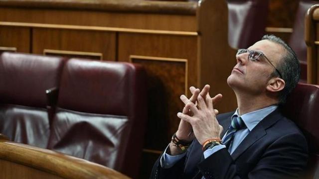 Javier Ortega Smith en el Congreso de los Diputados.