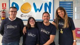 Un coruñés residente en Barcelona lanza un crowdfunding para ayudar a Down Coruña