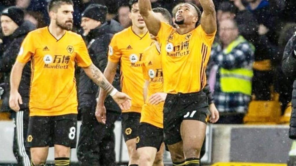 Adama Traoré celebra un gol en la Premier League