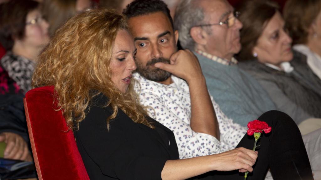 Fidel Albiac junto a Rocío Carrasco en una imagen de archivo.