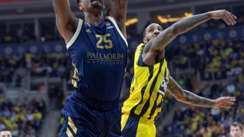 Jordan Mickey, en el Fenerbahce - Real Madrid de la Euroliga