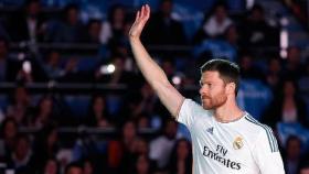 Xabi Alonso, con el Real Madrid