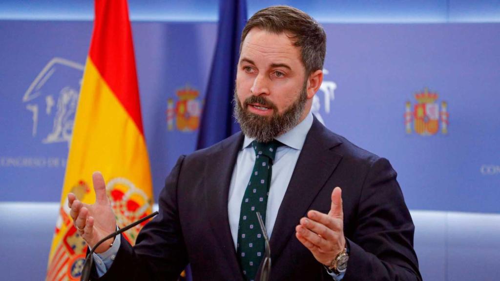 El líder de Vox, Santiago Abascal.