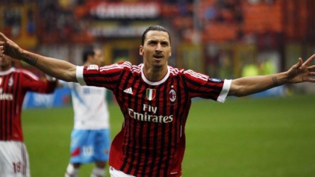 Ibrahimovic celebrando un gol