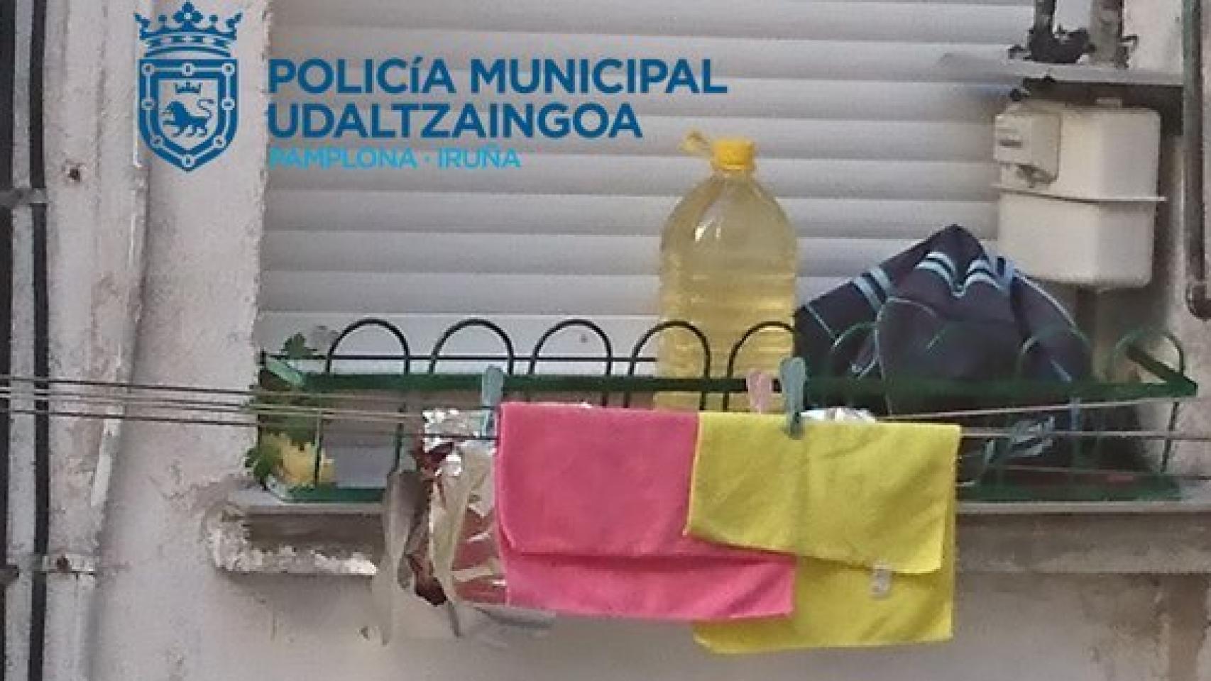 La imagen compartida por los agentes en la red social