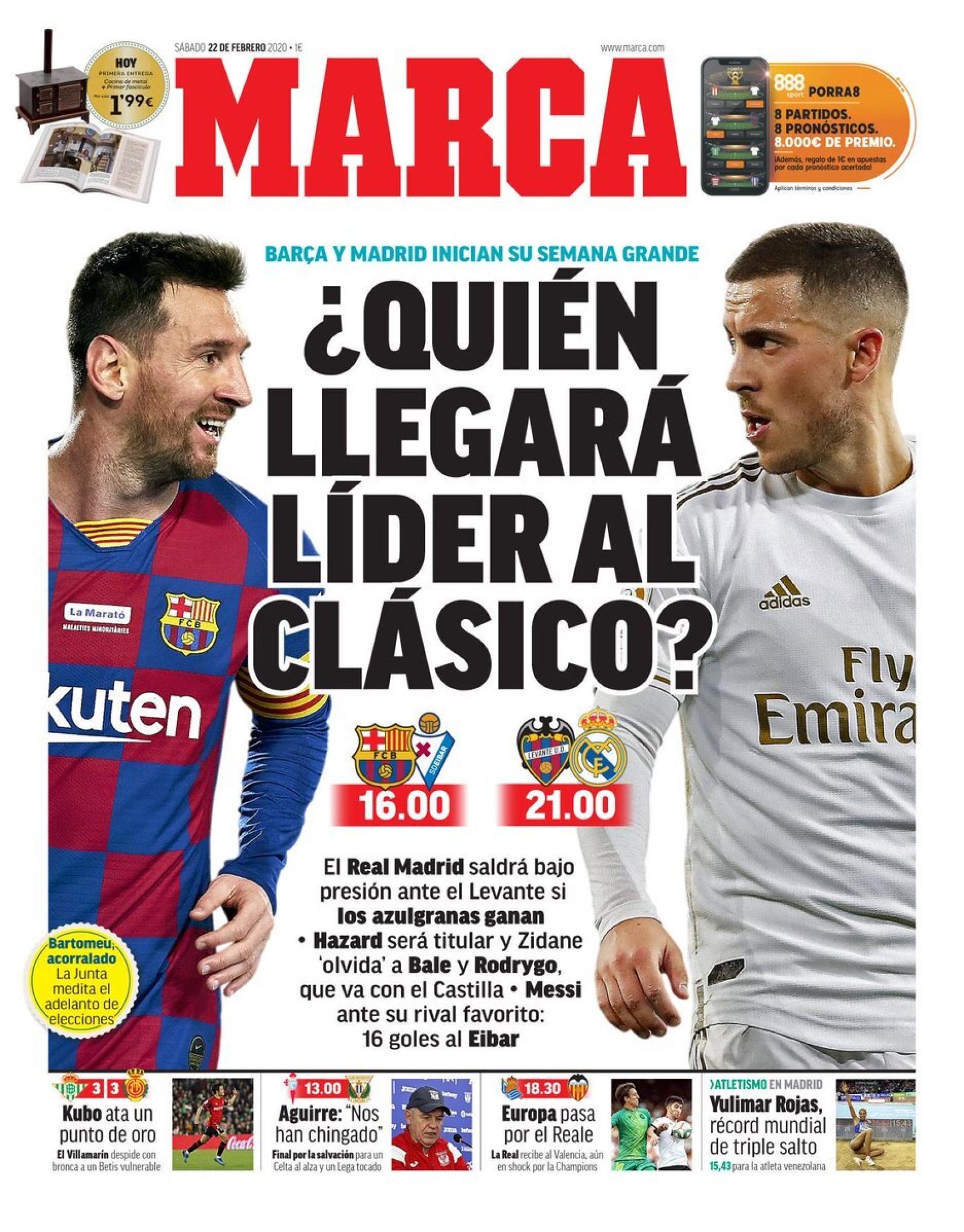 Portada MARCA (22/02/2020)