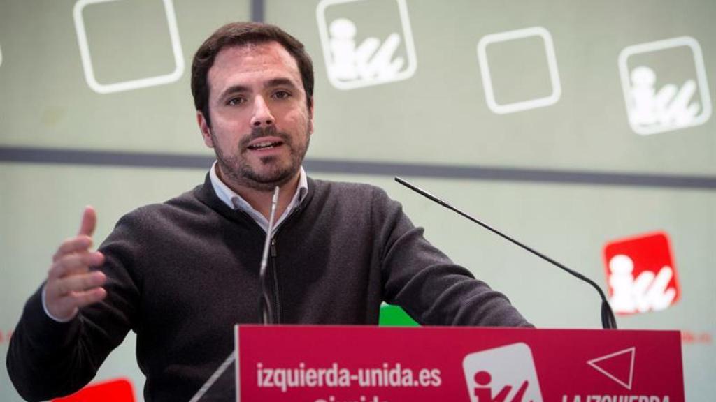 Alberto Garzón, coordinador federal de Izquierda Unida.