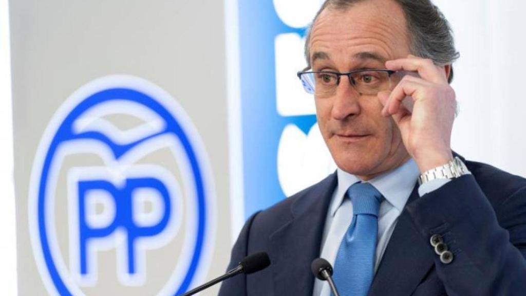 El líder del PP en el País Vasco, Alfonso Alonso.
