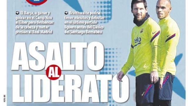 Portada Mundo Deportivo (22/02/2020)