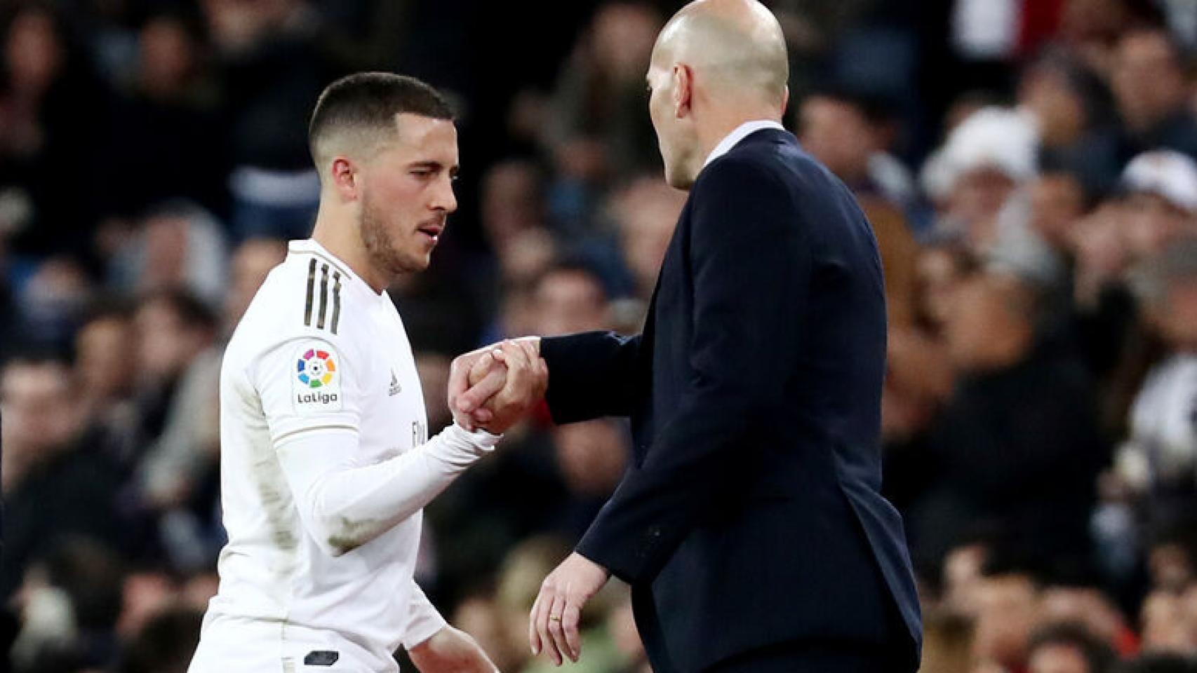 Hazard y Zidane.