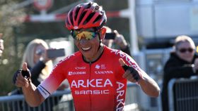 Nairo Quintana celebra una victoria con el Arkea-Samsic
