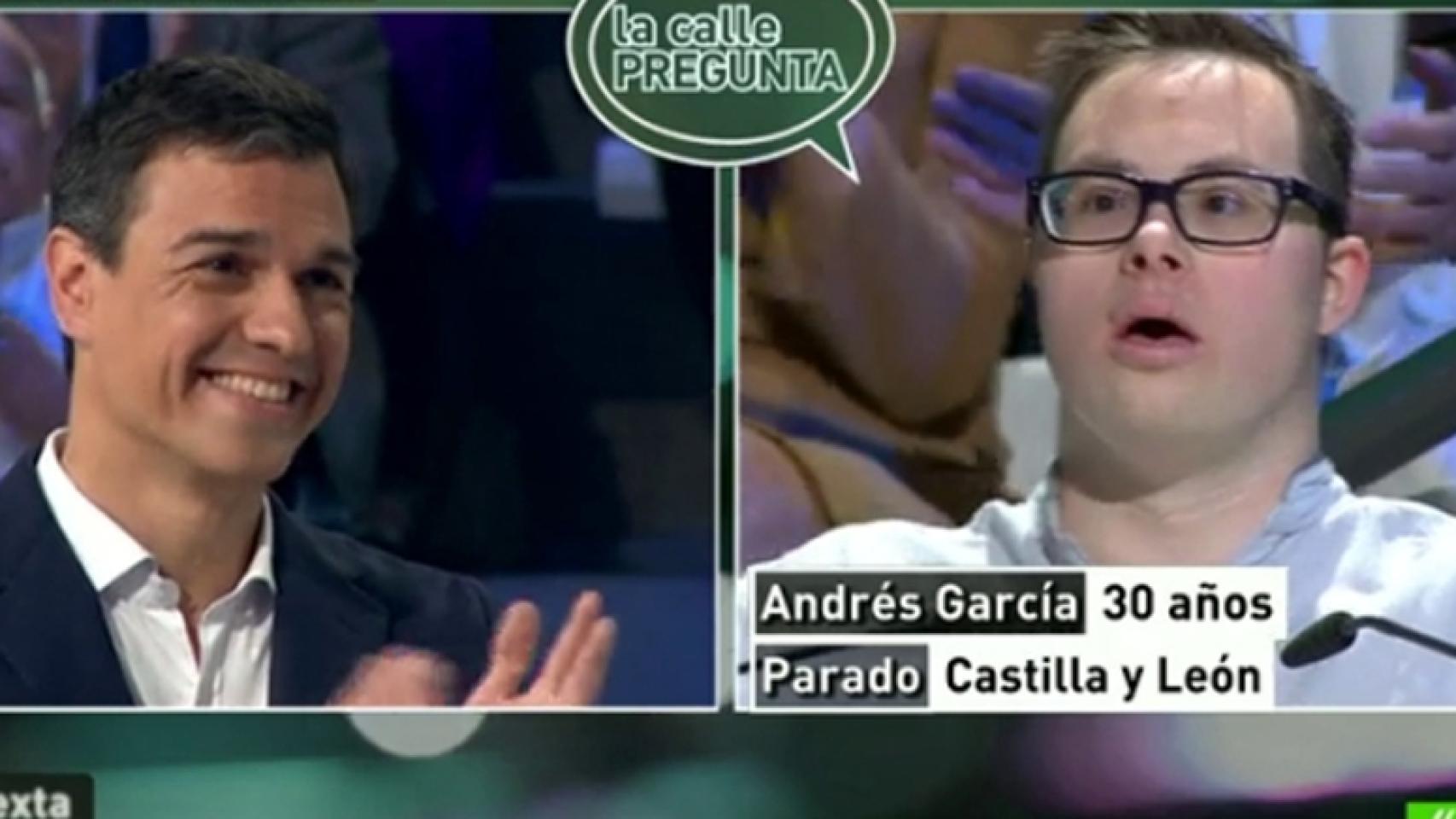 Pedro Sánchez contesta a Andrés García en laSexta Noche